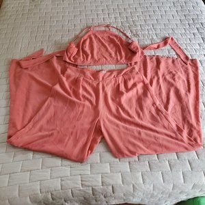 Crop Top & Flare Pant Set